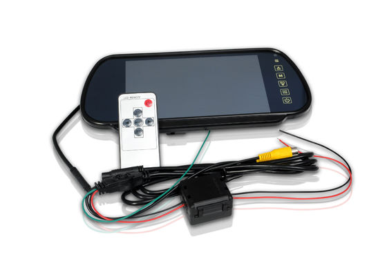 7W Car Wifi Monitor Độ phân giải cao 7 Inch Rearview Mirror Display