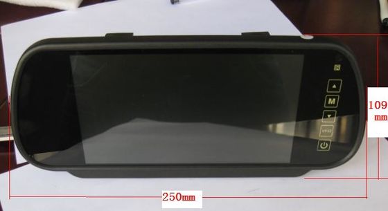 7W Car Wifi Monitor Độ phân giải cao 7 Inch Rearview Mirror Display