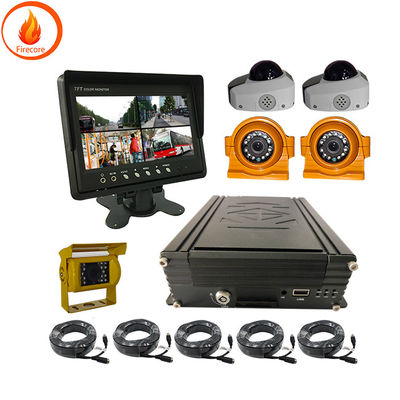 Hệ thống giám sát camera xe VGA hệ thống ghi hình DVR xe tải 5 chiều