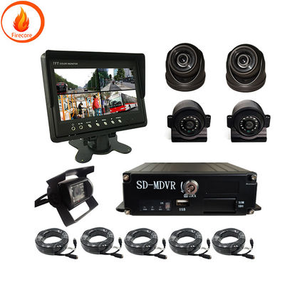 Hệ thống giám sát camera xe VGA hệ thống ghi hình DVR xe tải 5 chiều