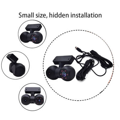 Thiết kế được cấp bằng sáng chế HP 1080P Mini Dash Cam Camera kép ẩn cho Fisheye xe